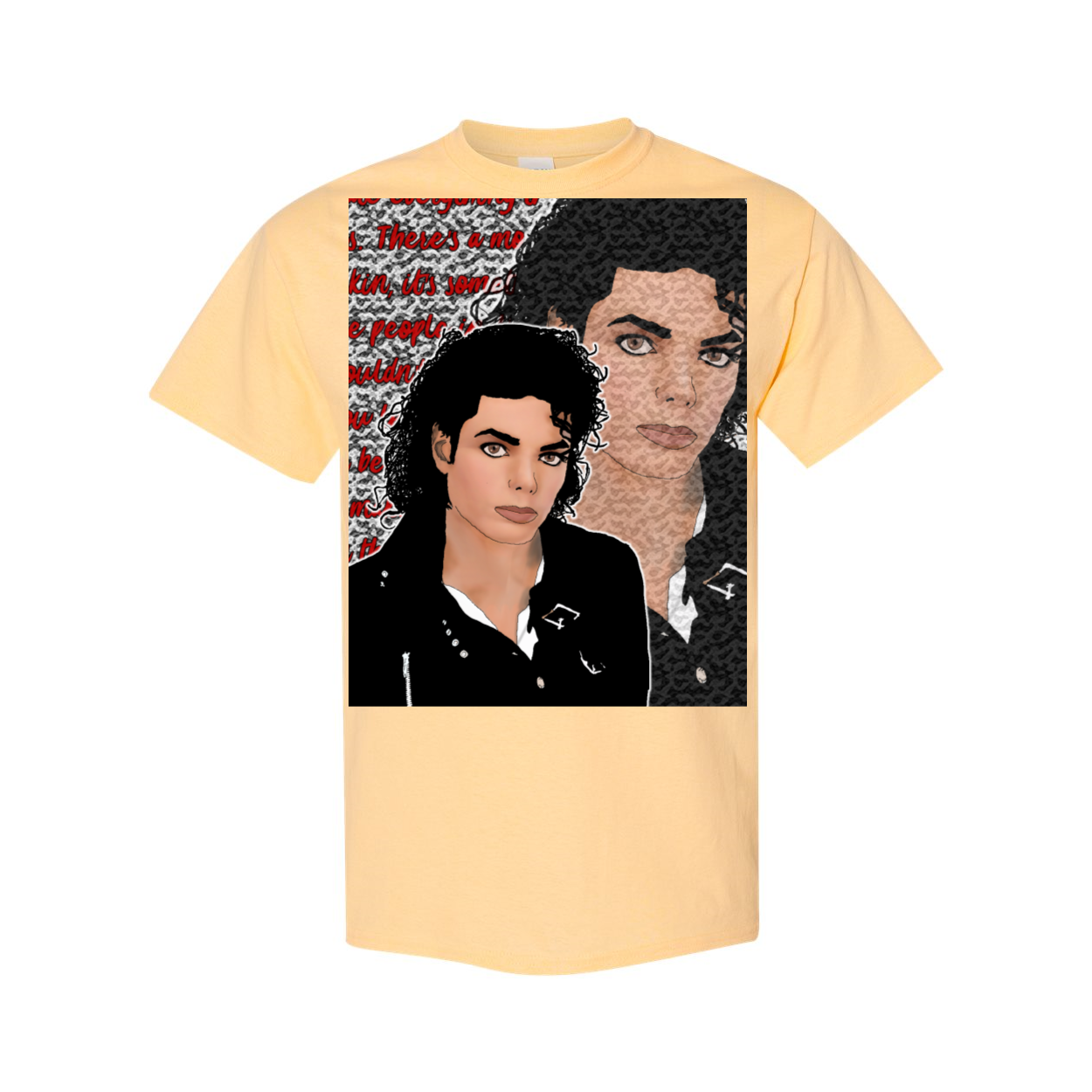 Kimante Michael Jackson Heavy Cotton T-Shirt - Kimante Discounted Fashionionable clothing 