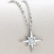 Moissanite North Star Pendant 925 Sterling Silver Necklace