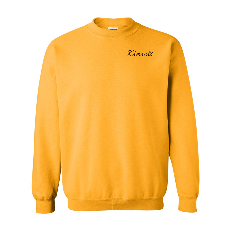 Kimante Black Logo Crewneck Sweatshirt - Kimante Discounted Fashionionable clothing 
