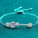 2 Carat Moissanite 925 Sterling Silver Bracelet