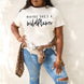 Simply Love Full Size MAYBE SHE'S A WILDFLOWER Short Sleeve T-Shirt