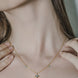 Moissanite North Star Pendant 925 Sterling Silver Necklace