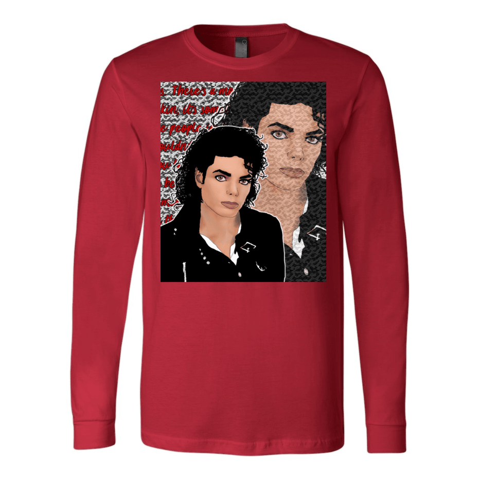 Kimante Michael JacksonLong Sleeve JerseyTee - Kimante Discounted Fashionionable clothing 