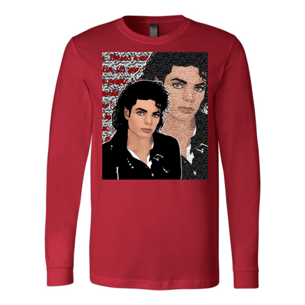 Kimante Michael JacksonLong Sleeve JerseyTee - Kimante Discounted Fashionionable clothing 