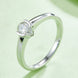 Moissanite 925 Sterling Silver Solitaire Ring