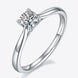 Moissanite 925 Sterling Silver Solitaire Ring