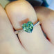 1 Carat Moissanite Heart 925 Sterling Silver Ring