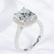 Adored 6 Carat Moissanite Halo Ring
