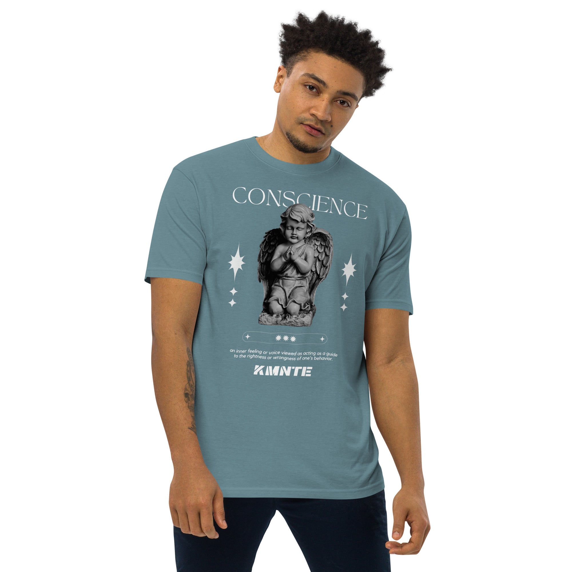 Conscience Kimante Men’s premium heavyweight tee