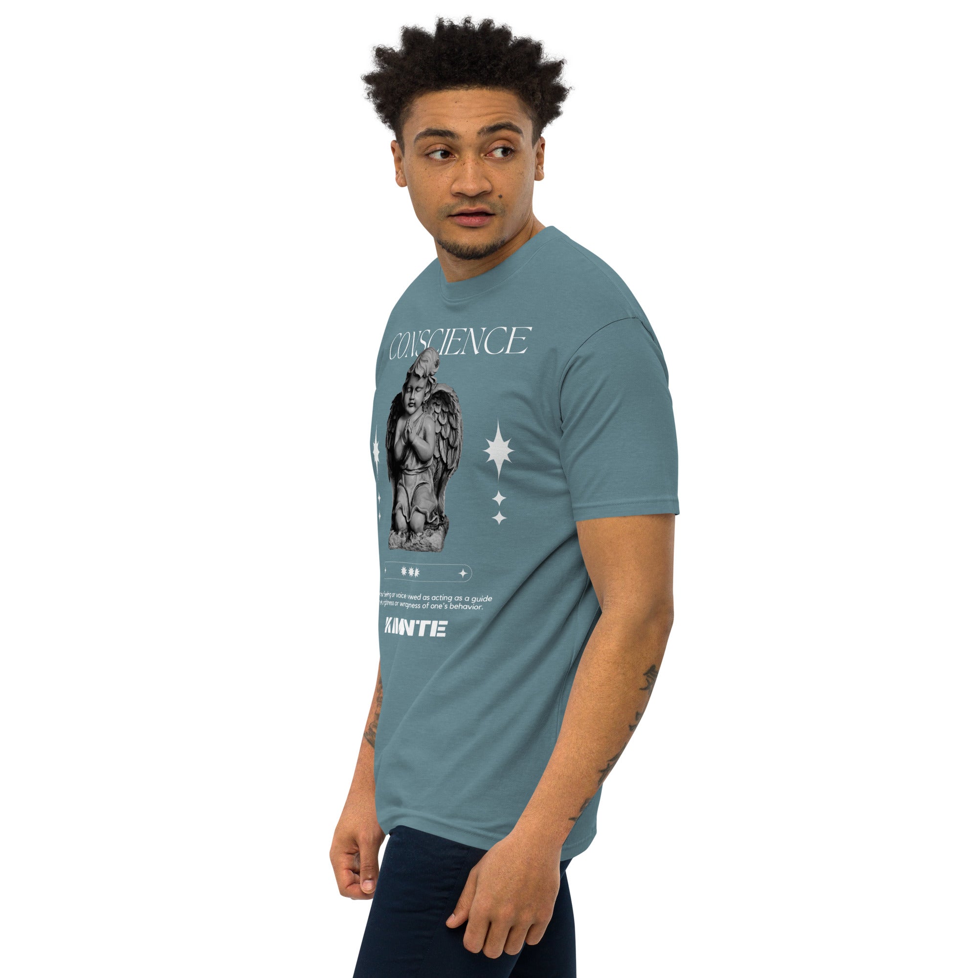 Conscience Kimante Men’s premium heavyweight tee
