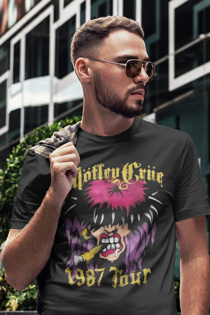 Motley Crue Spraypaint Tour T-Shirt by HYPER iCONiC.