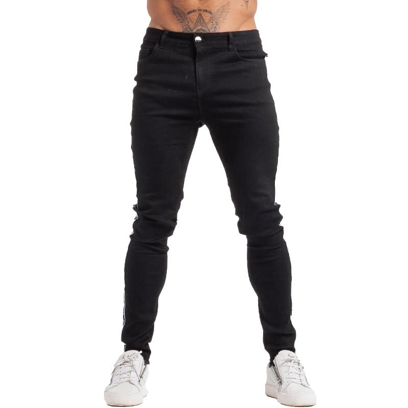 Land of Nostalgia Classic Biker Style Homme Stretch Slim Fit Skinny Jeans for Men by Land of Nostalgia
