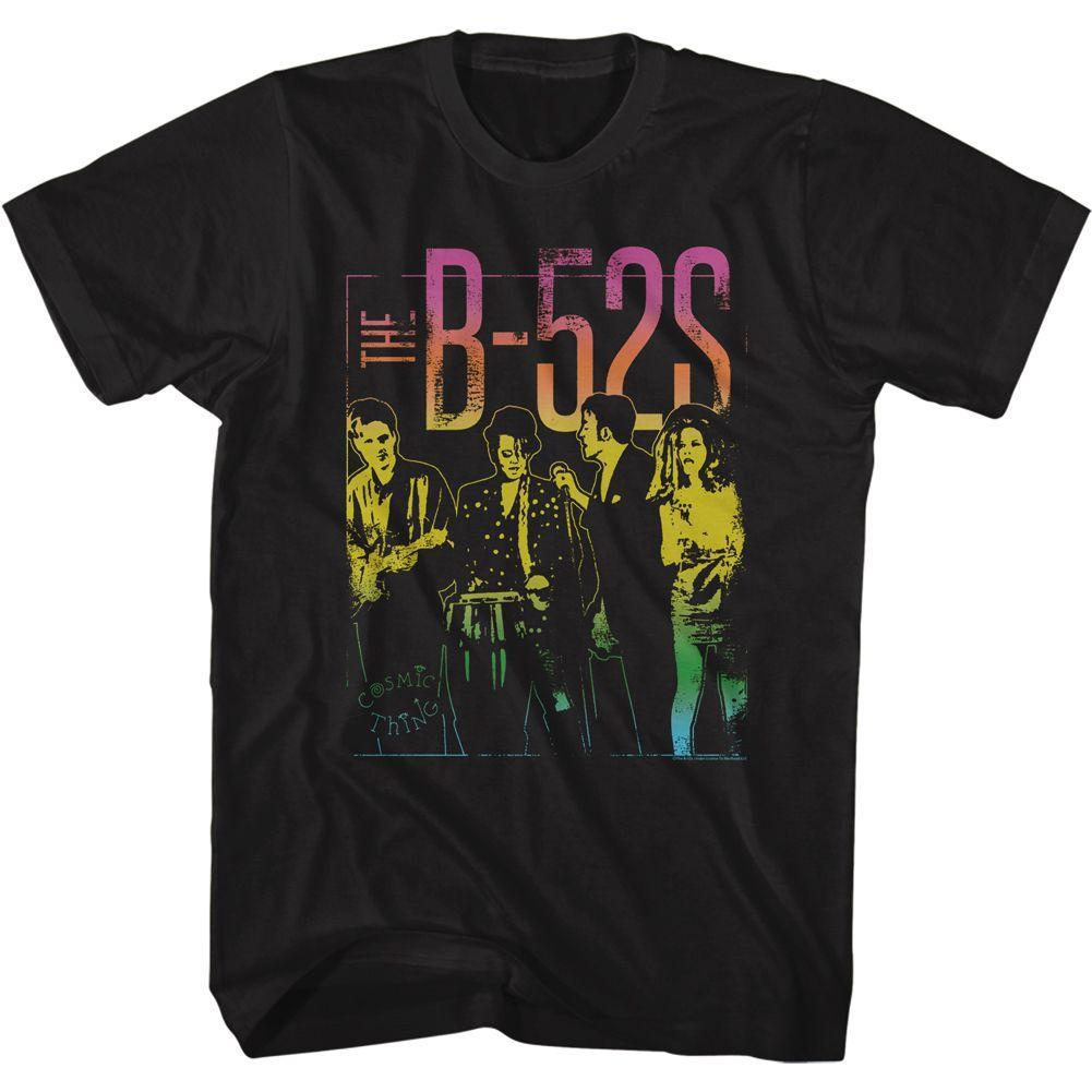 The B-52's - Band Photo Gradient Boyfriend Tee by HYPER iCONiC.