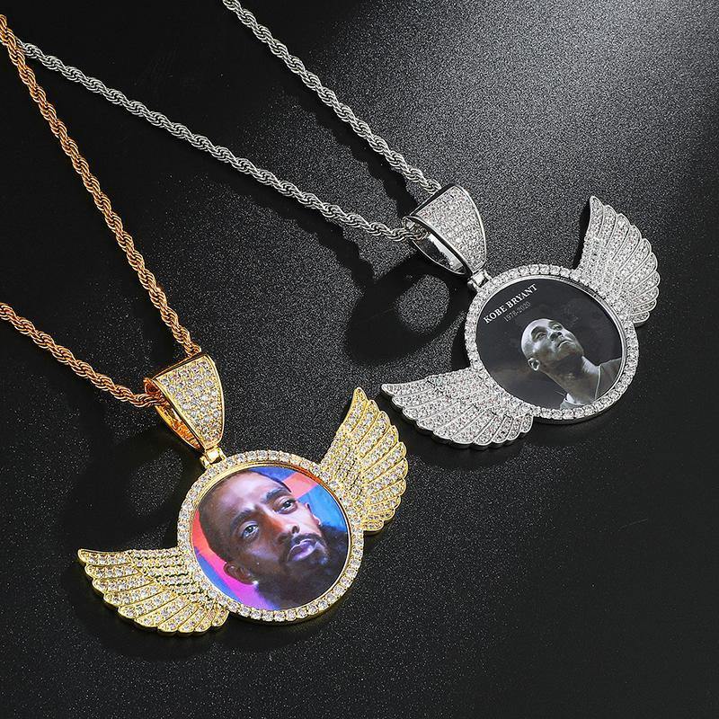 THE FLYING ANGEL® - Custom Round Photo Pendant by Bling Proud | Urban Jewelry Online Store