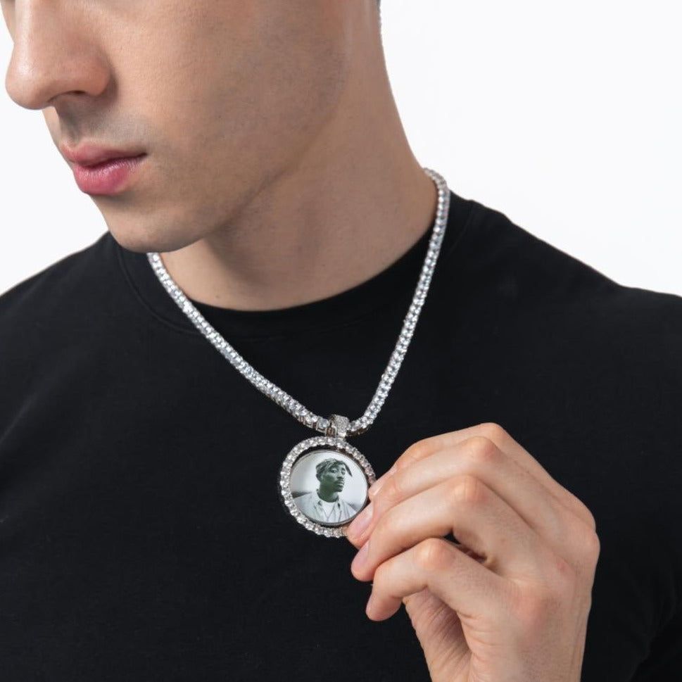 The Rotating Memories® - Custom Two-Faced Photo Pendant by Bling Proud | Urban Jewelry Online Store
