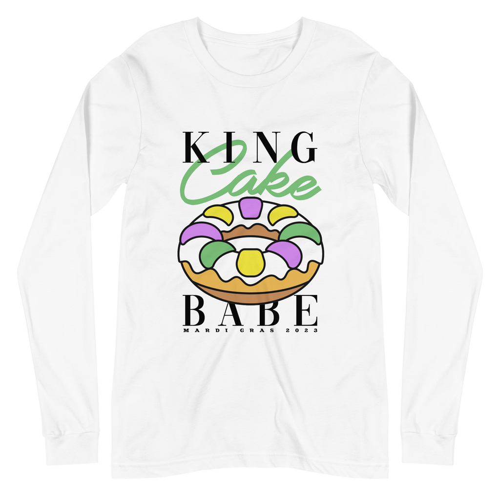 King Cake Babe Long Sleeve by INVIZ