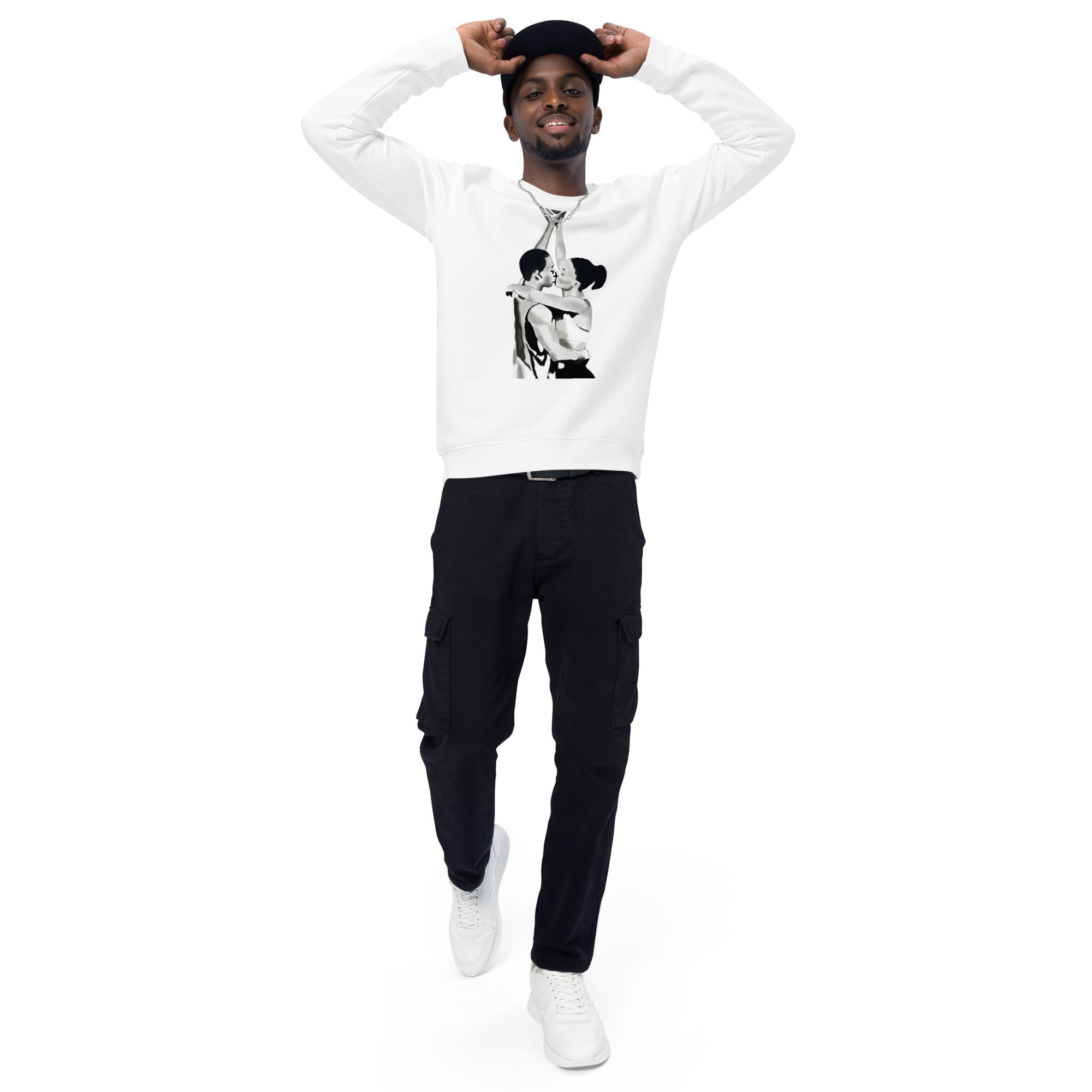 Love and Basketball Kimante Unisex organic raglan sweatshirt
