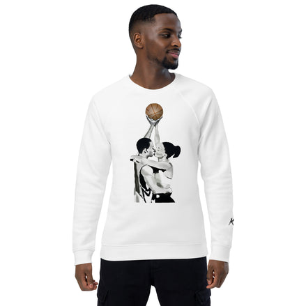 Love and Basketball Kimante Unisex organic raglan sweatshirt
