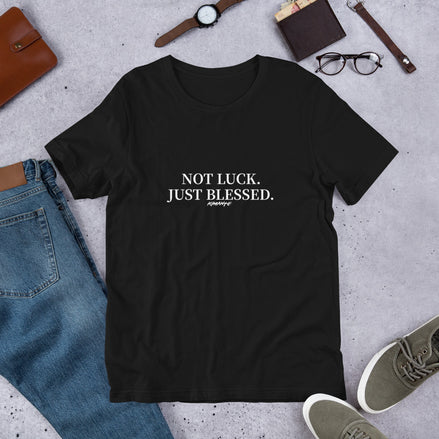 Not Luck Just Blessed Kimante Short-Sleeve Unisex T-Shirt
