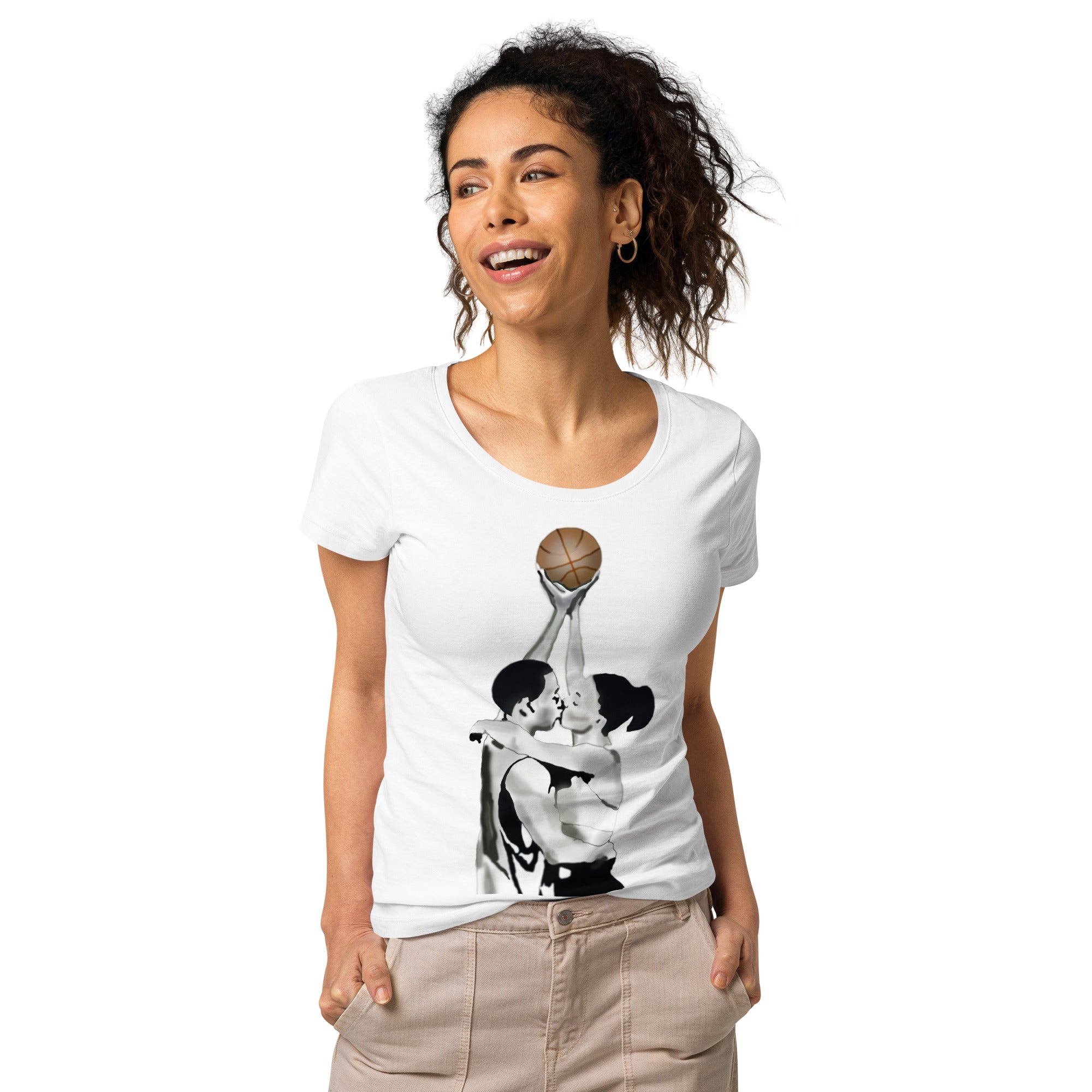 Love and Basketball Kimante Women’s basic organic t-shirt