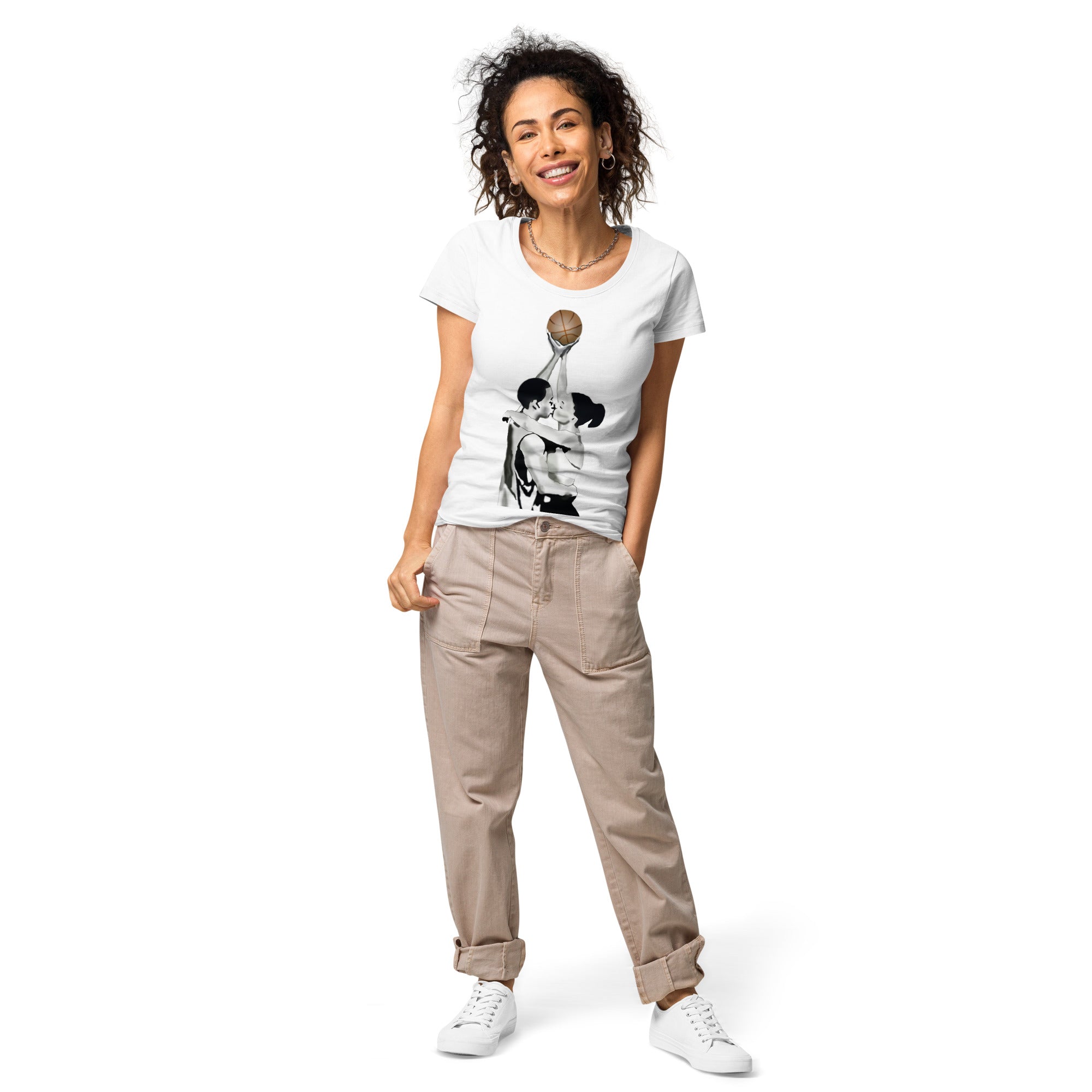 Love and Basketball Kimante Women’s basic organic t-shirt