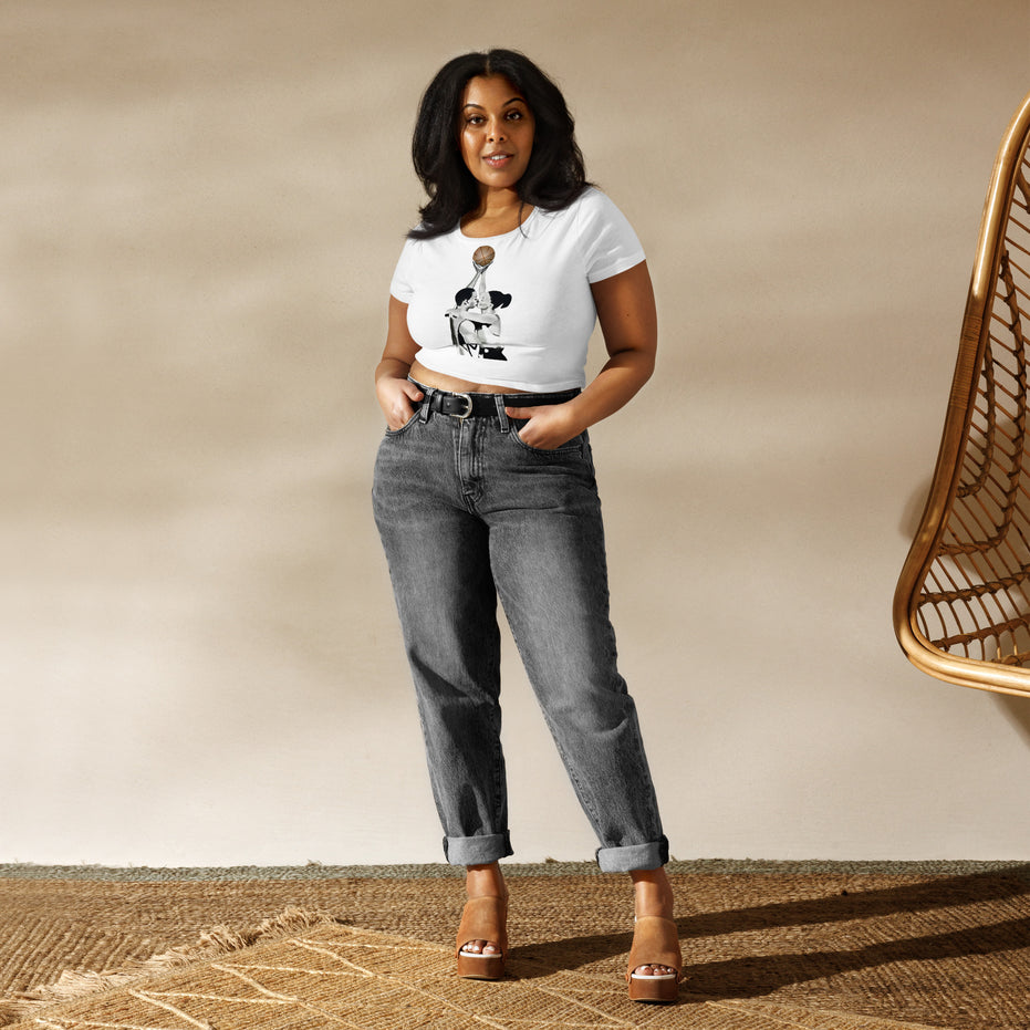 Love and Basketball Kimante Women’s Crop Tee