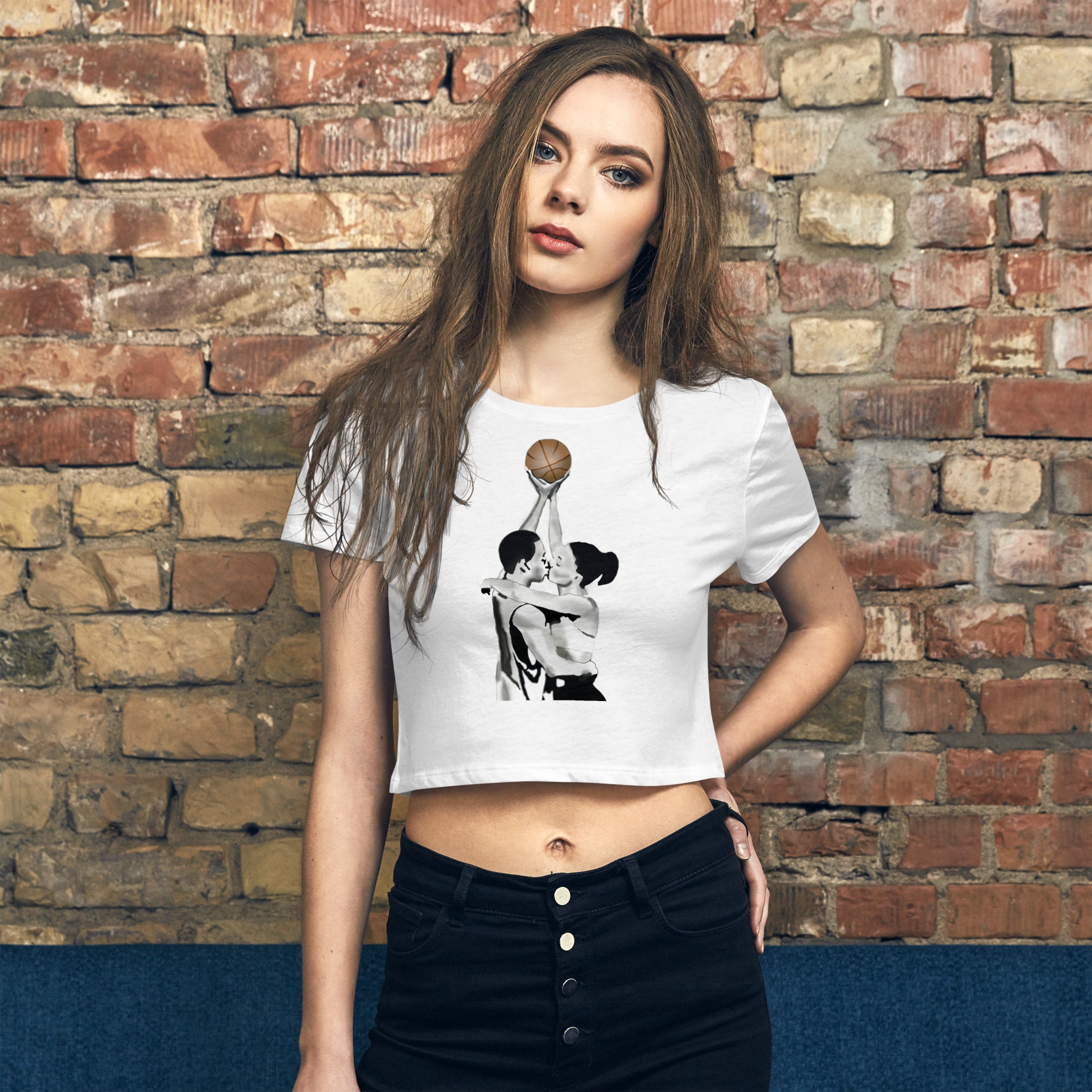 Love and Basketball Kimante Women’s Crop Tee