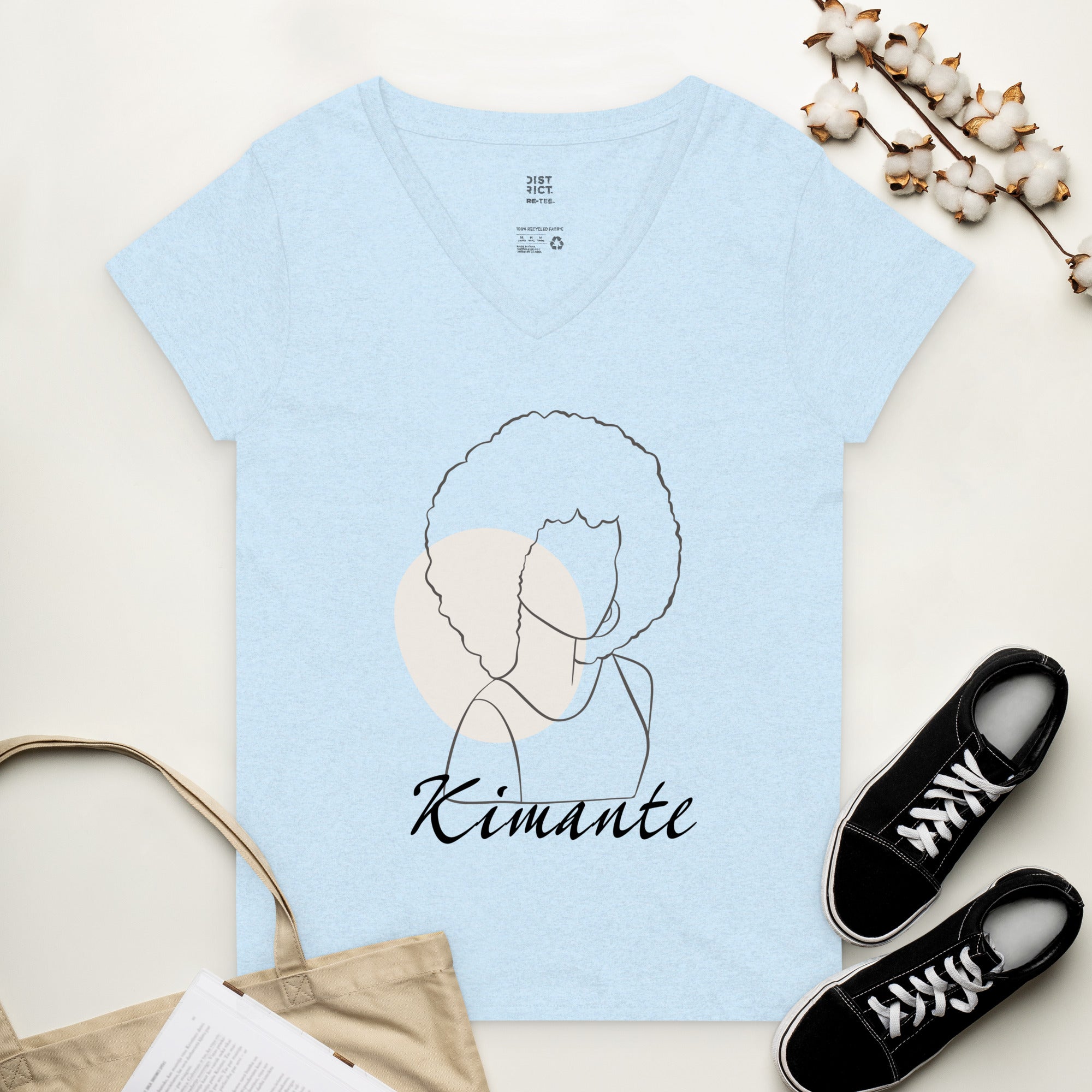 Kimante Goddess Women’s recycled v-neck t-shirt