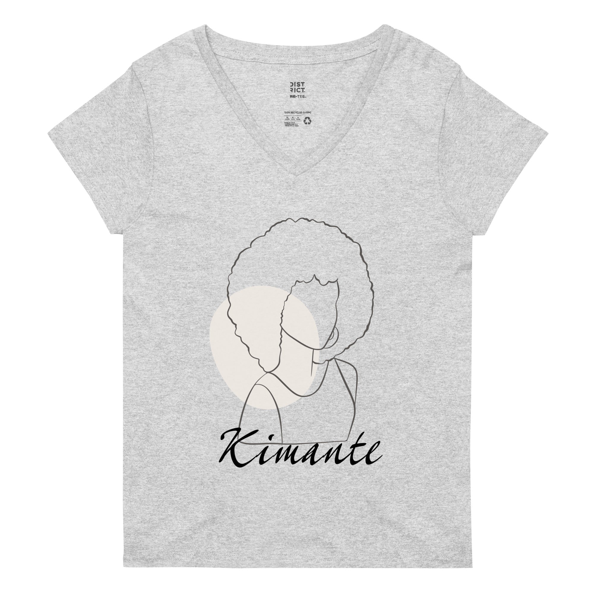 Kimante Goddess Women’s recycled v-neck t-shirt