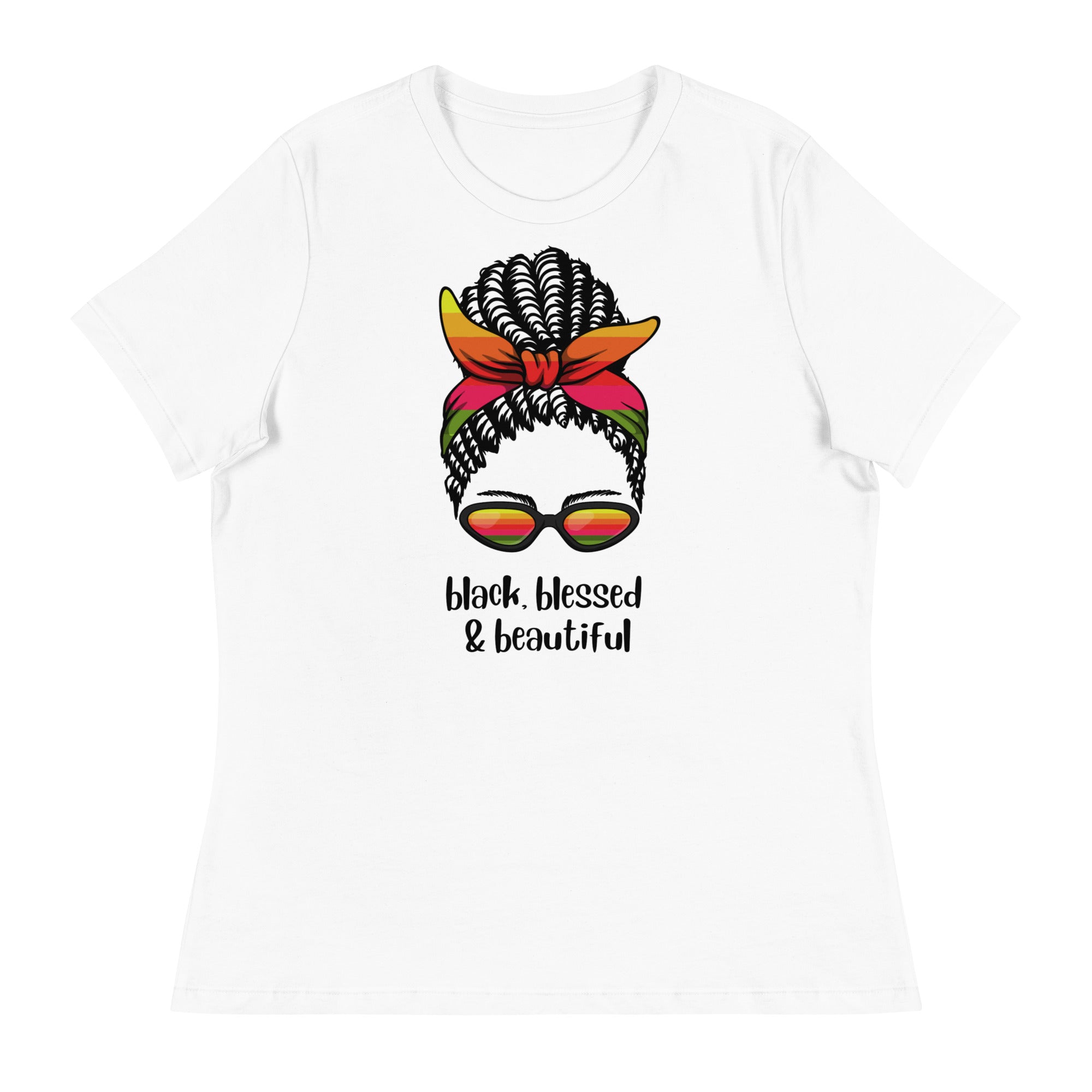 Black, Blessed, & Beautiful Kimante Women's Relaxed T-Shirt