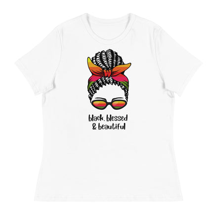 Black, Blessed, & Beautiful Kimante Women's Relaxed T-Shirt