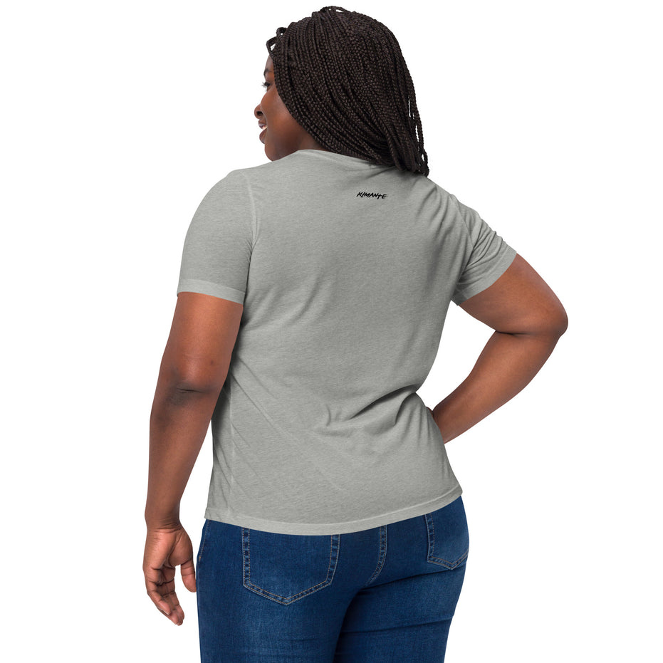 Kimante Minimalist Goddess Women’s relaxed tri-blend t-shirt