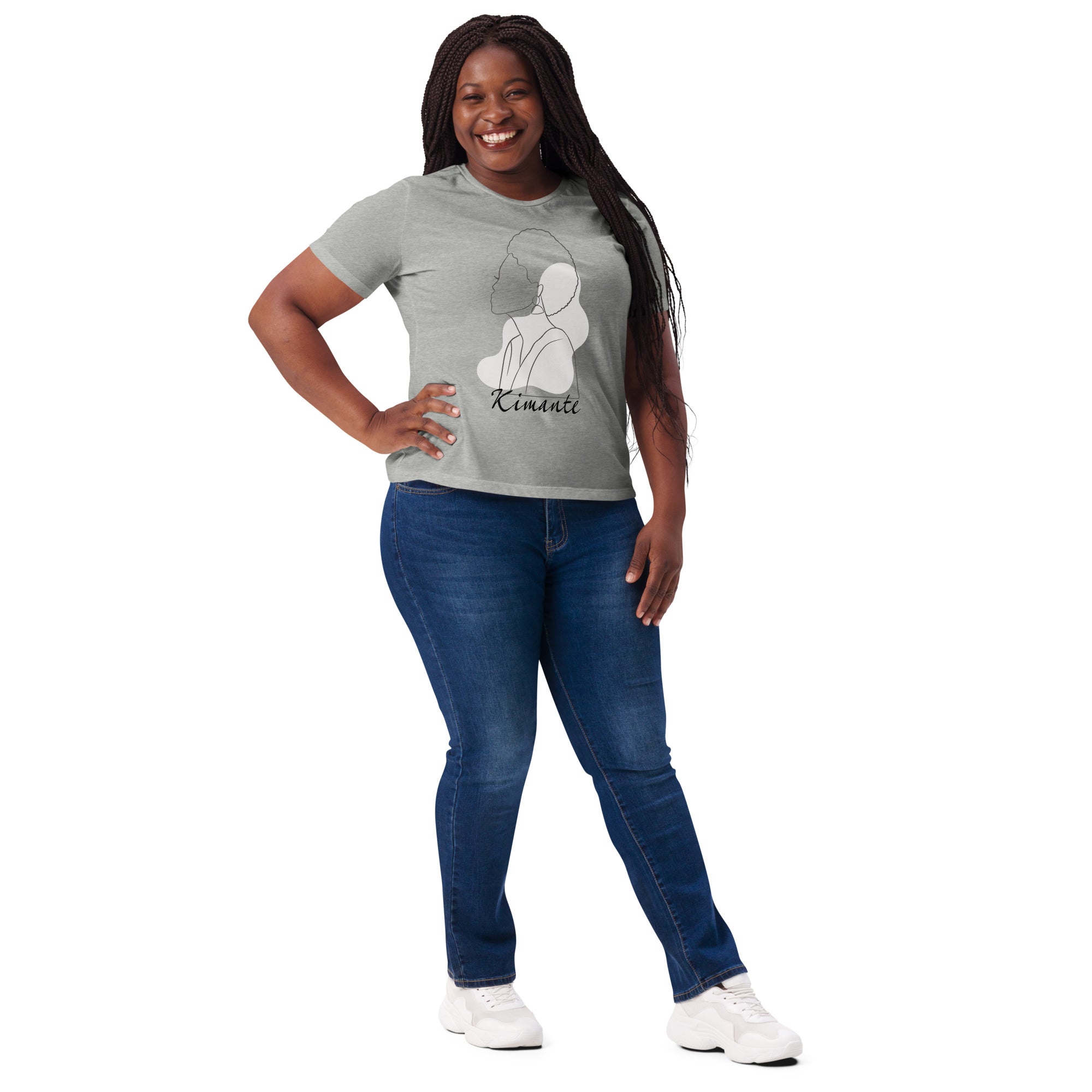 Kimante Minimalist Goddess Women’s relaxed tri-blend t-shirt