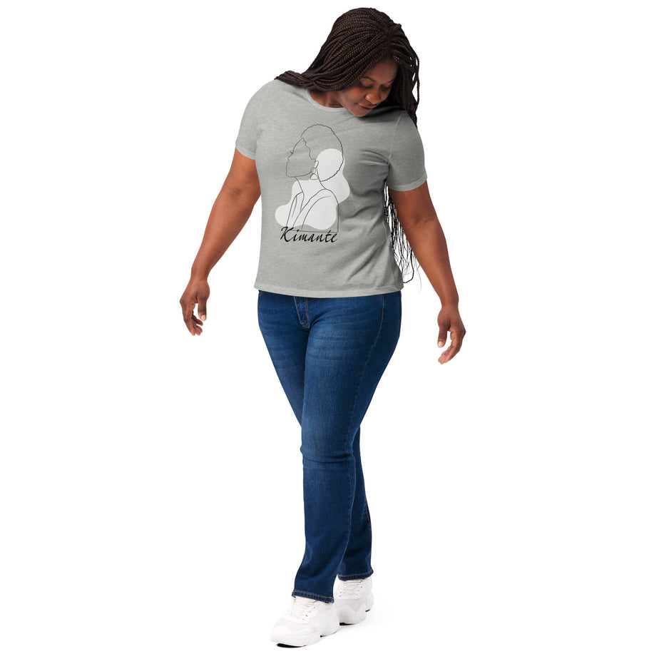 Kimante Minimalist Goddess Women’s relaxed tri-blend t-shirt