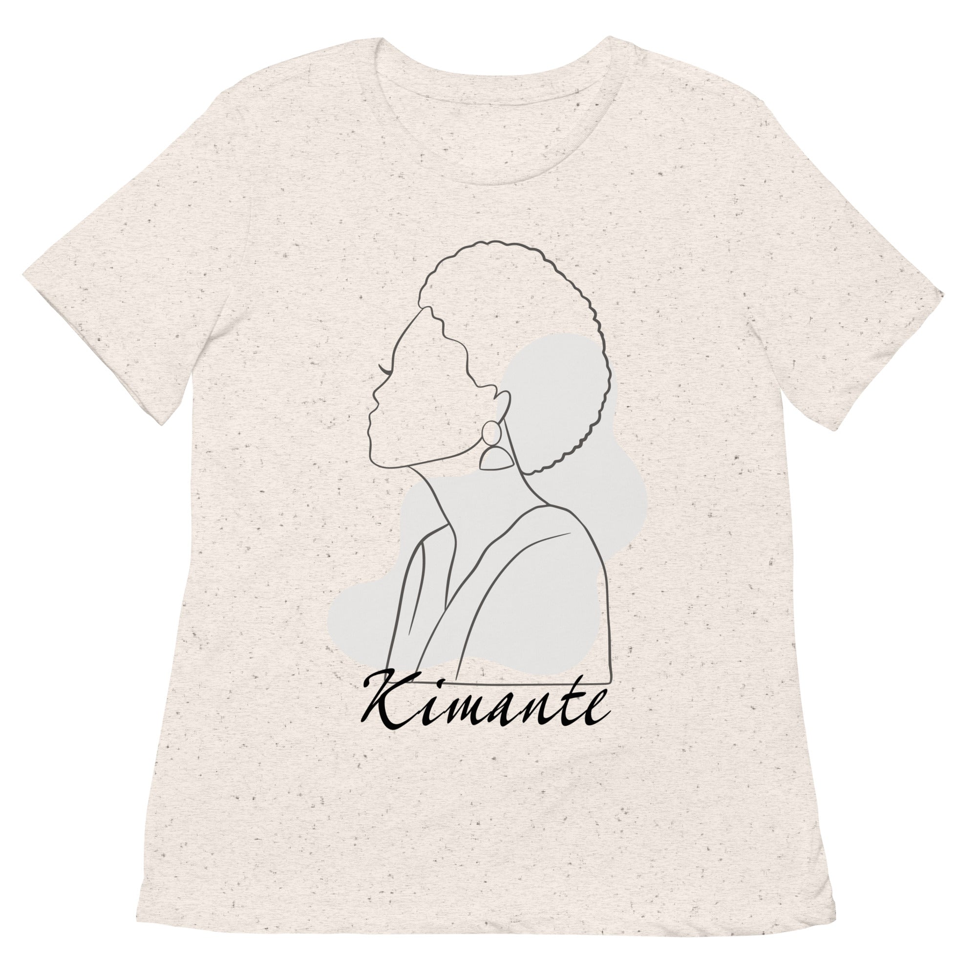 Kimante Minimalist Goddess Women’s relaxed tri-blend t-shirt