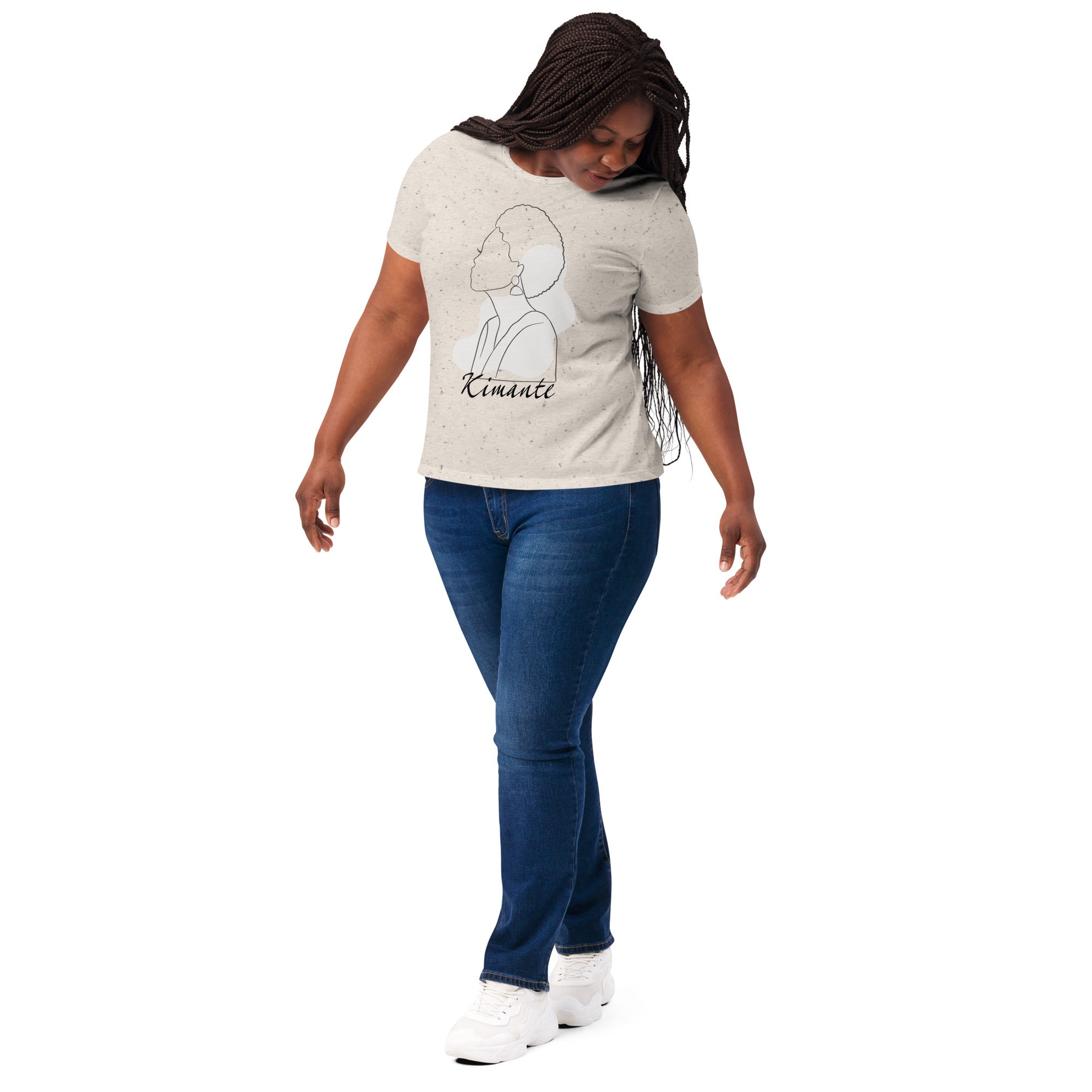 Kimante Minimalist Goddess Women’s relaxed tri-blend t-shirt