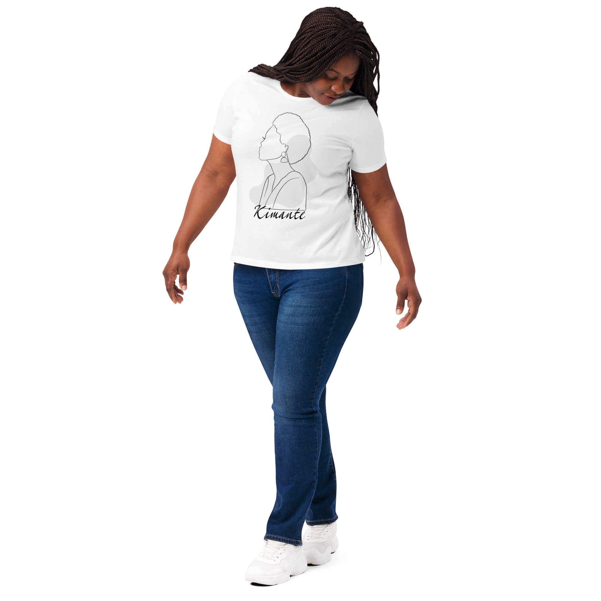 Kimante Minimalist Goddess Women’s relaxed tri-blend t-shirt