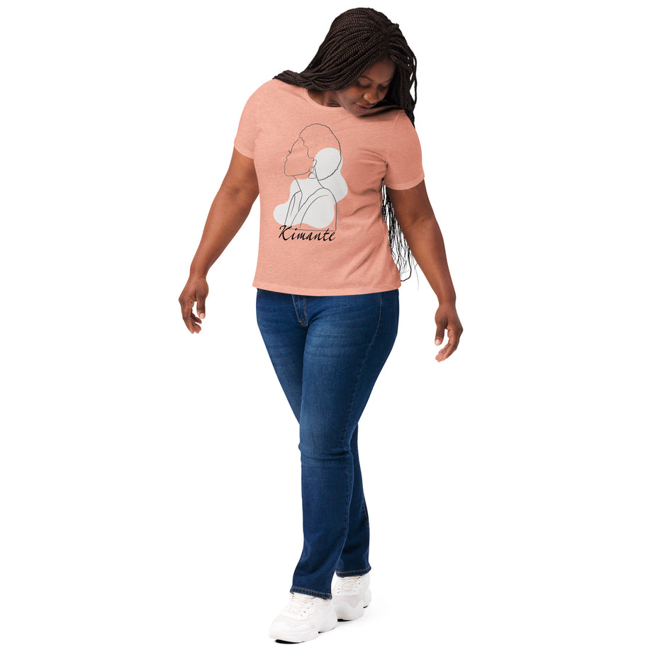 Kimante Minimalist Goddess Women’s relaxed tri-blend t-shirt